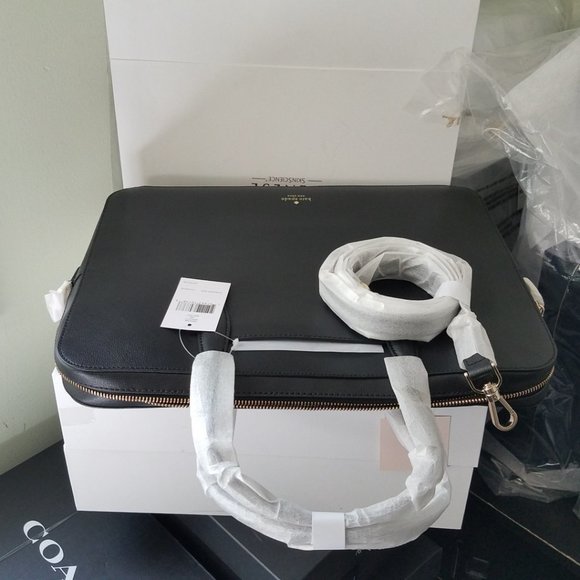 $198/$329 New!! KATE SPADE black laptop bag - Picture 9 of 16